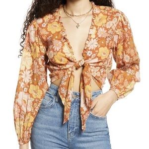 SOLD - Billabong ~ the salty blonde top